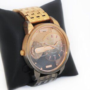 Diesel Black Rose Gold Gradient 2 Time Zone  DZ7329 Watch